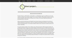 Desktop Screenshot of directprojectinc.com